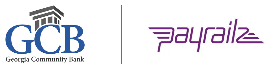 GCB and Payrailz logos